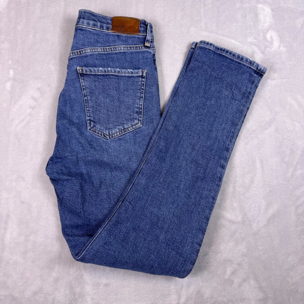 Citizens of Humanity Charlotte High Rise Straight Leg Jeans Blue Button Fly 24